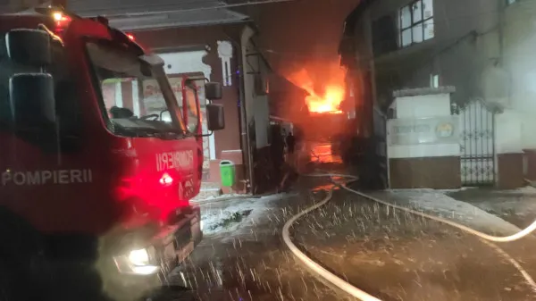 Ore de foc, la Hălchiu