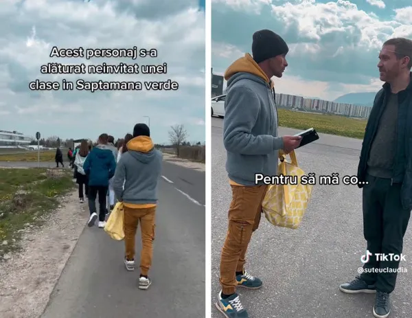 Viral pe TikTok: un prof` de la Braşov şi un individ „de Las Fierfinţi”