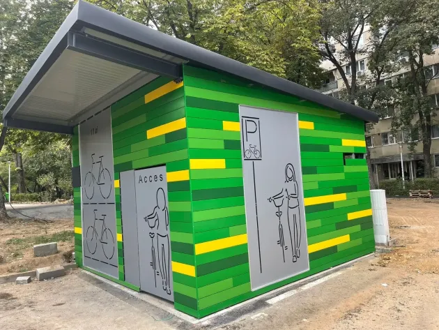 Primele trei parcări rezidenţiale pentru biciclete din municipiul Braşov, gata luna viitoare