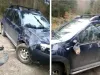 Maşina cabanierului din Mălăieşti, devastată de urs