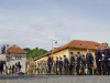 Ceremonie oficială de Ziua Independenţei, în Piaţa Unirii din Braşov