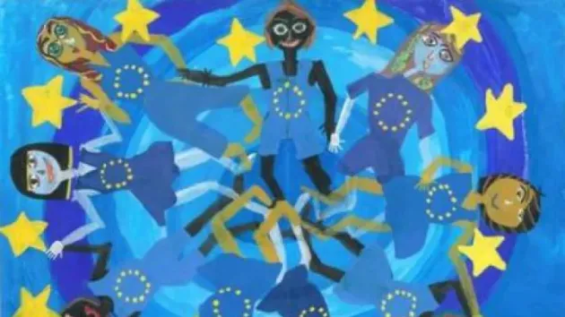 De Ziua Europei, expoziţie de ilustraţie „Europa prin ochii râşnovenilor. Percepţii. Diversitate. Stereotipuri”