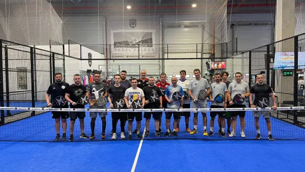 Jurnaliştii braşoveni s-au reunit la prima Cupă a Presei la padel 
