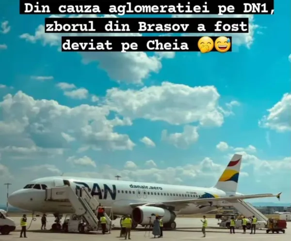 Prima glumă cu aeroportul