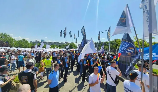 Gardienii de la Codlea, protest la Bucureşti