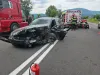 Accident în Codlea: 2 maşini, 5 pasageri