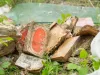 Morman de cărţi aruncate în Munţii Făgăraş, la izvorul Dâmboviţei