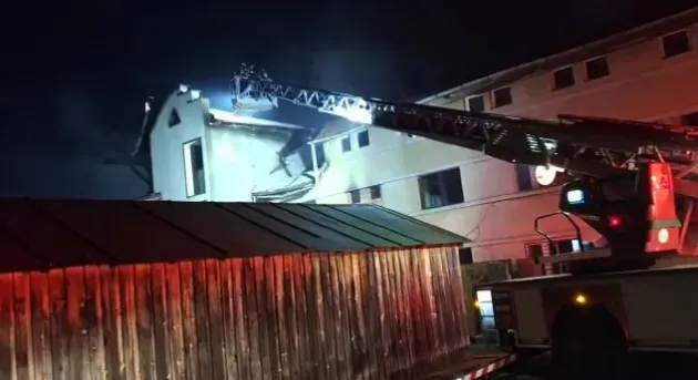 Foc la „Fântâniţa Mândrei”