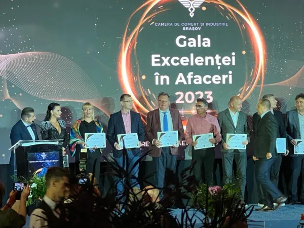 TotalEnergies Marketing Romania primește premiul pentru excelență în afaceri la Gala Excelenței 2023 din Brașov
