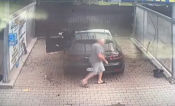 „Aşa fac unii avere…”: Braşoveanul cu Porsche, de pomină în benzinărie
