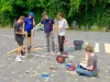 Propunere pentru Centrul istoric al Brașovului: bănci cu formă schimbătoare. Acestea au fost propuse de elevi și studenți, în cadrul Școlii de vară „Orașul ca o sală de clasă”