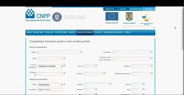 Conturile online se pot face şi fără deplasări 
în persoană la Casa de Pensii
