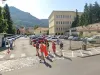 Parcare „în chirie”: Primăria vrea să preia de la Biserica Evanghelică parcarea privată de pe strada George Bariţiu din Braşov