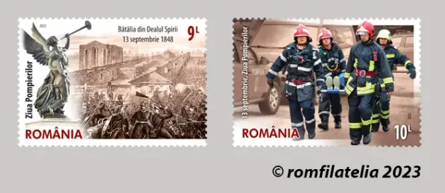 Romfilatelia a dedicat o emisiune filatelică pompierilor