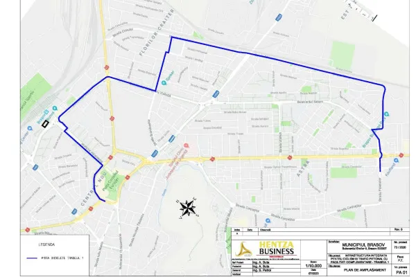 Prima „stradă” pentru biciclişti, licitată: Poienelor – Centru Civic