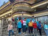 Protest al angajaţilor de la Sanatoriul de Nevroze Predeal. Ei acuză că nu şi-au primit integral salariile, iar contribuţiile la sănătate sunt neplătite