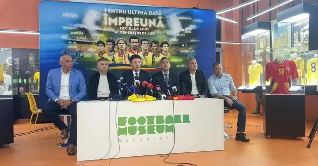Meci de retragere pentru Generaţia de Aur 