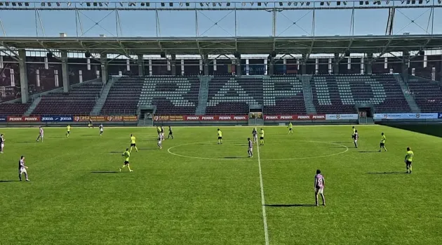 Cadou de ziua lui Bergodi, Rapid a câştigat amicalul cu Tunari