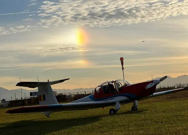 Gheaţă în nori: fenomenul spectaculos surprins de piloţi, la Ghimbav  