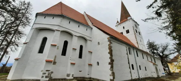 Biserica fortificată din Cincu şi-a recăpătat gloria de altă dată
