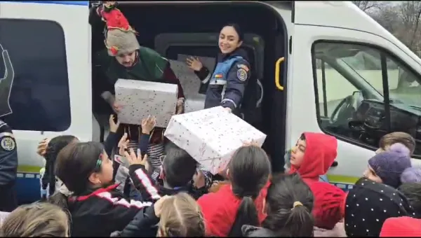 În misiune cu Moş Crăciun