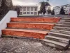 Au vandalizat amfiteatrul din locul fostei terase „Litoral”