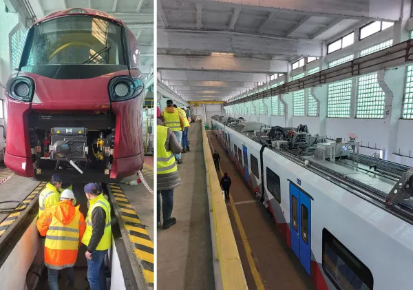 Nou, cu mici defecte: Ce defecţiuni au fost găsite la inspecţia ARF la primul tren trimis de polonezi ce ar urma să circule spre Braşov