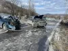 DN73A, blocat de un accident în 3