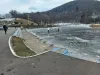 Neînfricaţi, pe lacul îngheţat. După Poliţie, pasibili de amendă