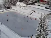 După 3 ani de pauză, s-a redeschis patinoarul din Poiana Braşov