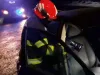 I-a luat foc maşina în mers, în noaptea de Revelion 