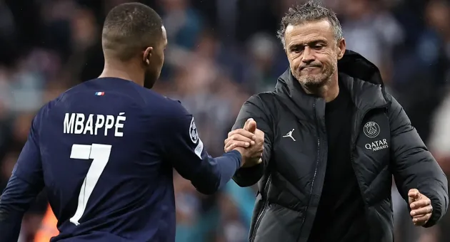 Luis Enrique e fermecat de jocul lui Kylian Mbappe