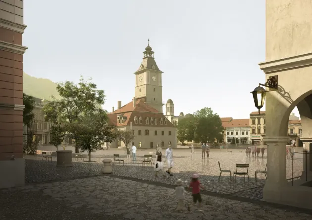 Pentru „noua” Piaţa Sfatului, undă verde de la Comisia de Circulaţie