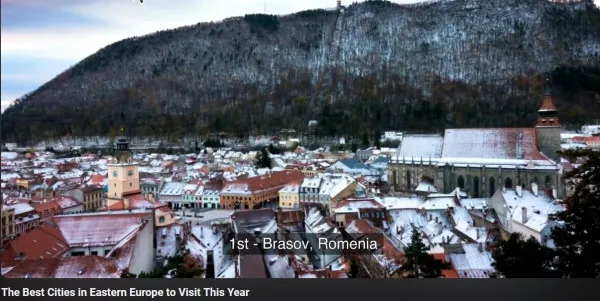 Destinaţiile din Europa de Est,  la tot mai mare căutare. Braşovul, pus pe locul 1