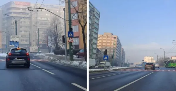 A început semaforizarea giratoriilor 