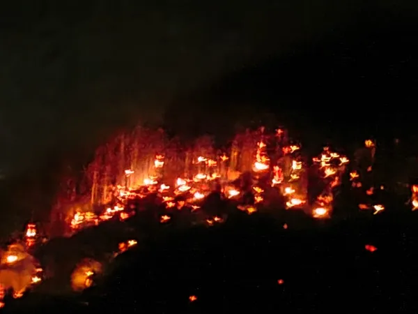 Incendiu după incendiu în pădurile Braşovului