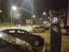 Au smuls aparatul de taxare a parcării din asfalt