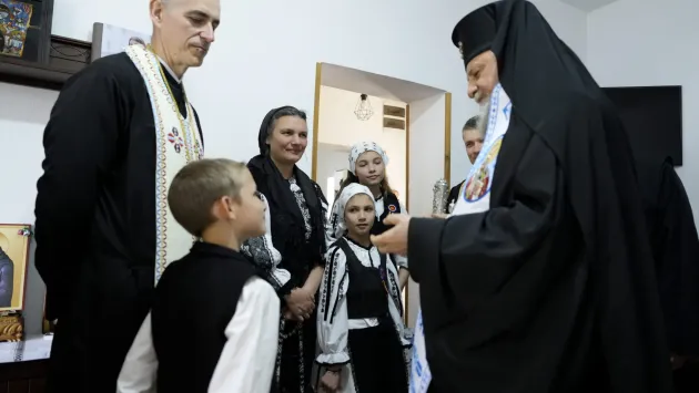 Binecuvântare arhierească la Ludişor