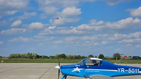 Ziua copiilor, la aerodrom