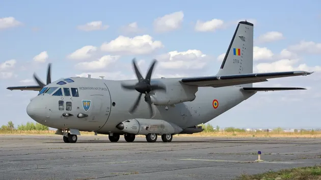 Guvernul, adus la Braşov cu o aeronavă Spartan a Armatei Române