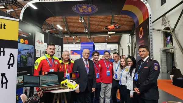 Şeful Salvamont Braşov, cu Arafat, la Bruxelles