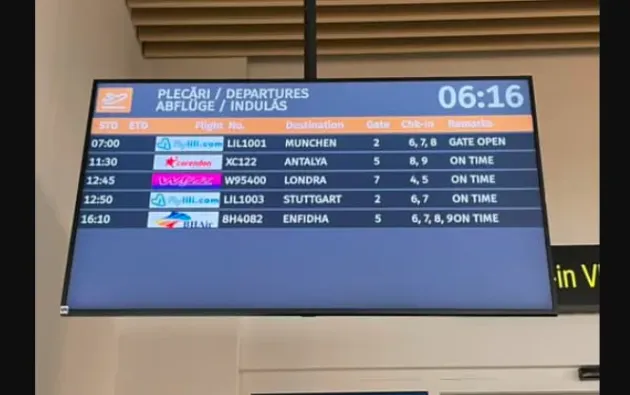 De azi, noi destinaţii: Munchen, Stuttgart, Roma, Salonic, Nurnberg, Barcelona, Bologna, Milano