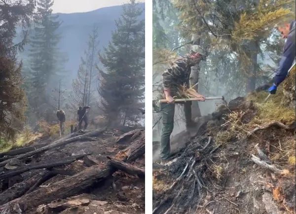 Viştea Mare: Foc stins după  32 de ore  