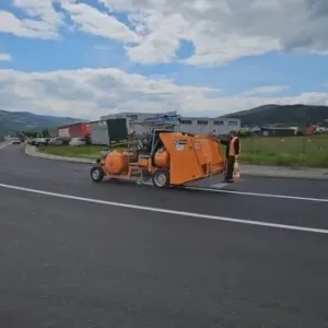 Marcaje noi pe sectorul de drum dintre Făgăraş şi Beclean. Lucrările se vor face începând de azi