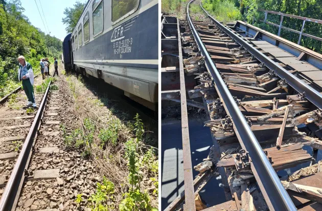 S-a reluat circulaţia feroviară între Rupea şi Braşov  