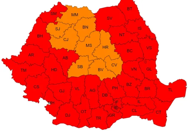 ANM: Codul de caniculă a fost prelungit până miercuri