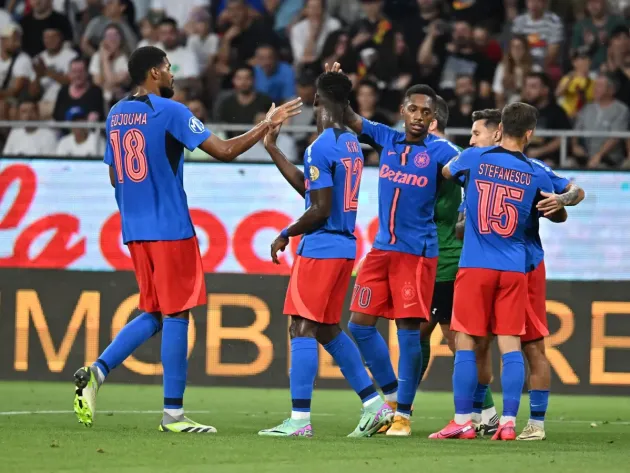 FCSB s-a calificat în turul al doilea preliminar al Ligii Campionilor, după 4-0 cu Virtus AC