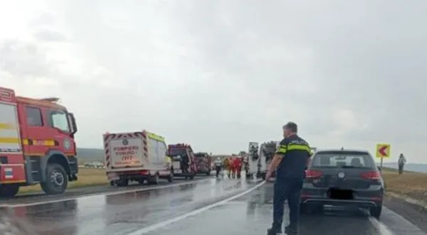 Minivacanţă îndurerată pe şoselele din Braşov. Două cruci şi pe DN1