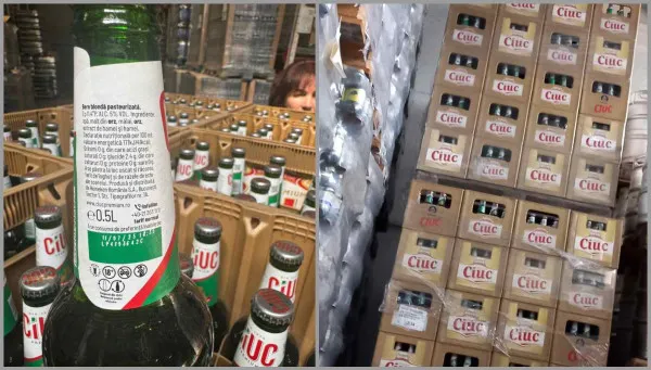 Protecţia Consumatorilor retrage aproape 2 milioane de sticle de bere Ciuc cu rugină