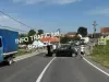 Accident cu doi răniți la intrare în Rotbav
